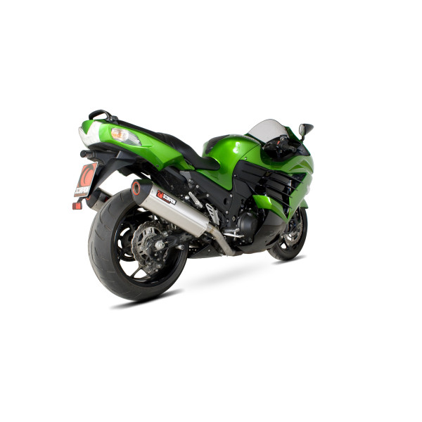  Kawasaki ZZR1400 2012 - 2020 Serket Parallel Slip-on (Pair) Brushed Stainless Steel Sleeve